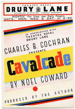 <i>Cavalcade</i> (play) 1931 play