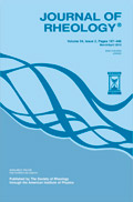 <i>Journal of Rheology</i> Academic journal