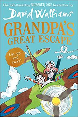 <i>Grandpas Great Escape</i> 2015 childrens book written by David Walliams and illustrated by Tony Ross