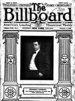 Frederick Ingersoll featured on the cover of The Billboard journal.