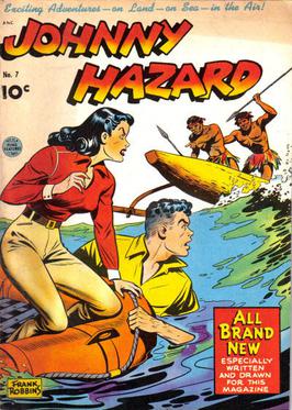 Cover for Johnny Hazard #7 (April 1949) Jhaz7comicbook.jpg