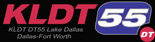 Short-lived KLDT-DT 55 logo prior to affiliation with Azteca America.