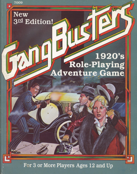 <i>Gangbusters</i> (role-playing game) 1982 Prohibition-era role-playing game