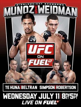 File:UFC on Fuel TV, Munoz vs. Weidman (POSTER).jpg