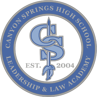 <span class="mw-page-title-main">Canyon Springs High School (North Las Vegas, Nevada)</span> Public high school