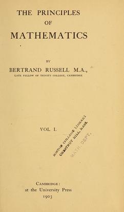 <i>The Principles of Mathematics</i> Book by Bertrand Russell