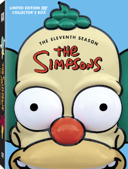 The Simpsons season 11 DVD digipak, special Krusty head edition