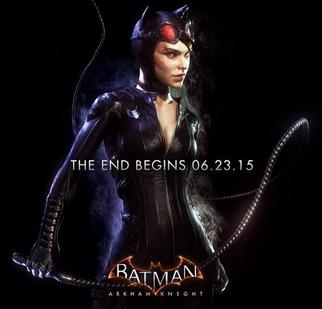 Catwoman in a promotional image for Batman: Arkham Knight