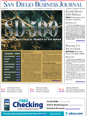 <i>San Diego Business Journal</i> Weekly newspaper in San Diego, California