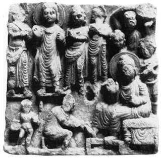 File:The Buddha surrounded by disciples.png