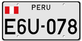 File:Peru Registration Plate.gif
