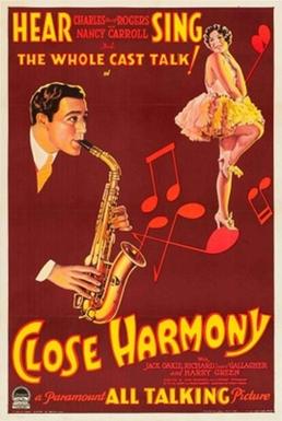 <i>Close Harmony</i> (1929 film) 1929 film