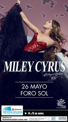 <span class="mw-page-title-main">Gypsy Heart Tour</span> 2011 concert tour by Miley Cyrus