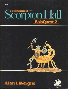 <i>SoloQuest 2: Scorpion Hall</i> Tabletop fantasy role-playing game supplement