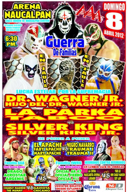 <span class="mw-page-title-main">Guerra de Familias (2012)</span> 2012 International Wrestling Revolution Group event