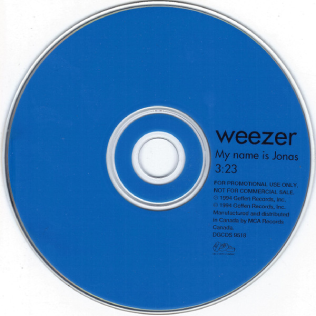 <span class="mw-page-title-main">My Name Is Jonas</span> 1994 song by Weezer