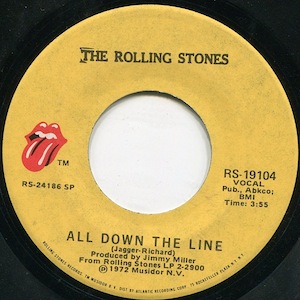 <span class="mw-page-title-main">All Down the Line</span> 1972 single by the Rolling Stones