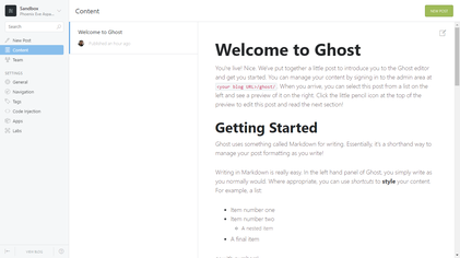 Blog Tool, Publishing Platform, and CMS –