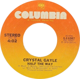 File:Half the way by Crystal Gayle US single side-A.png