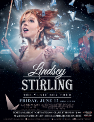 Affiche promotionnelle pour la tournée de Stirling