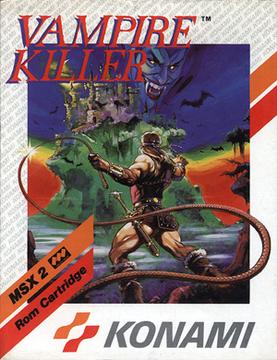 Vampire Killer MSX2 cover art