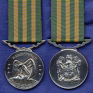 <span class="mw-page-title-main">Danie Theron Medal</span> Military decoration of the Republic of South Africa