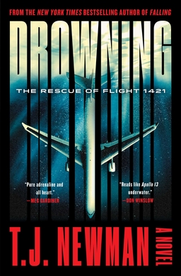 <i>Drowning: The Rescue of Flight 1421</i> 2023 thriller book by T. J. Newman