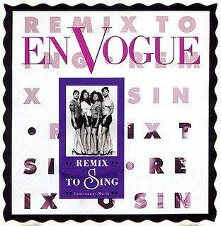 <i>Remix to Sing</i> 1991 EP by En Vogue