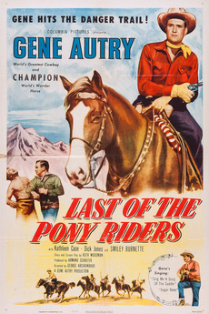 <i>Last of the Pony Riders</i> 1953 film by George Archainbaud