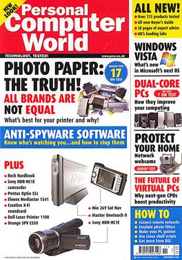 <i>Personal Computer World</i> 1978–2009 British computer magazine