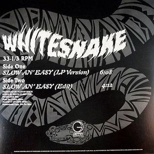 <span class="mw-page-title-main">Slow an' Easy</span> 1984 promotional single by Whitesnake