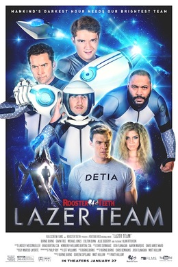 <i>Lazer Team</i> 2015 comedy science fiction film directed by Matt Hullum