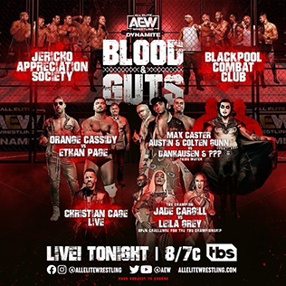 <span class="mw-page-title-main">Blood & Guts (2022)</span> All Elite Wrestling television special