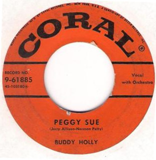 Peggy Sue 1957 single by Buddy Holly