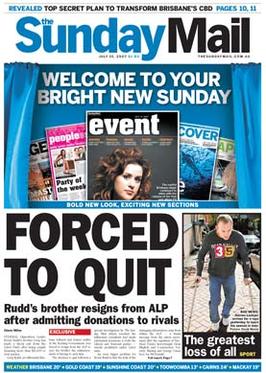 <i>The Sunday Mail</i> (Brisbane) Australian newspaper