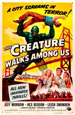 <i>The Creature Walks Among Us</i> 1956 film by John Sherwood