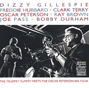 <i>The Trumpet Summit Meets the Oscar Peterson Big 4</i> 1980 studio album by Dizzy Gillespie, Clark Terry, Freddie Hubbard