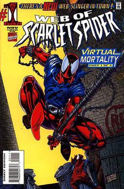 <i>Web of Scarlet Spider</i> 1995 short-lived comic book series