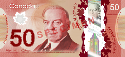 canadian money 50