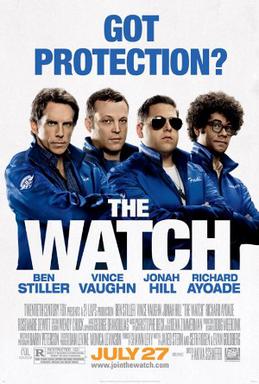 <i>The Watch</i> (2012 film) 2012 science fiction comedy film directed by Akiva Schaffer