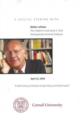 File:Walter LaFeber at Beacon Theatre farewell lecture 2006 program.jpg