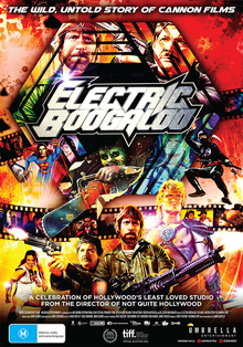 <i>Electric Boogaloo: The Wild, Untold Story of Cannon Films</i> 2014 film by Mark Hartley
