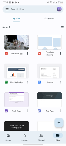 File:Screenshot of Google Drive app for Android.png