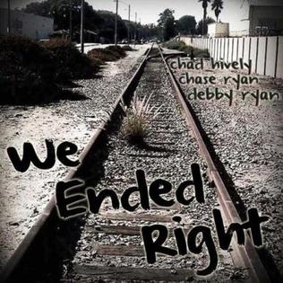 <span class="mw-page-title-main">We Ended Right</span> 2011 single by Debby Ryan featuring Chad Hively and Chase Ryan