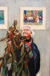 File:'Gene and Giles',oil on canvas painting by John Battenberg, 2007.jpg