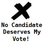 <span class="mw-page-title-main">No Candidate Deserves My Vote!</span> Political party in the United Kingdom