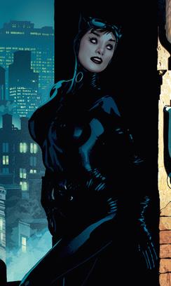 Catwoman (vol. 3) #48, with art by Adam Hughes. Catwoman's costume and style transitioned to a spy aesthetic in the 2000s.