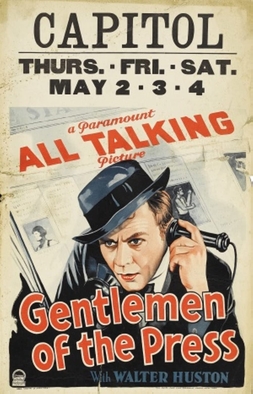 <i>Gentlemen of the Press</i> 1929 film by Millard Webb