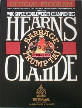 <span class="mw-page-title-main">Thomas Hearns vs. Michael Olajide</span>