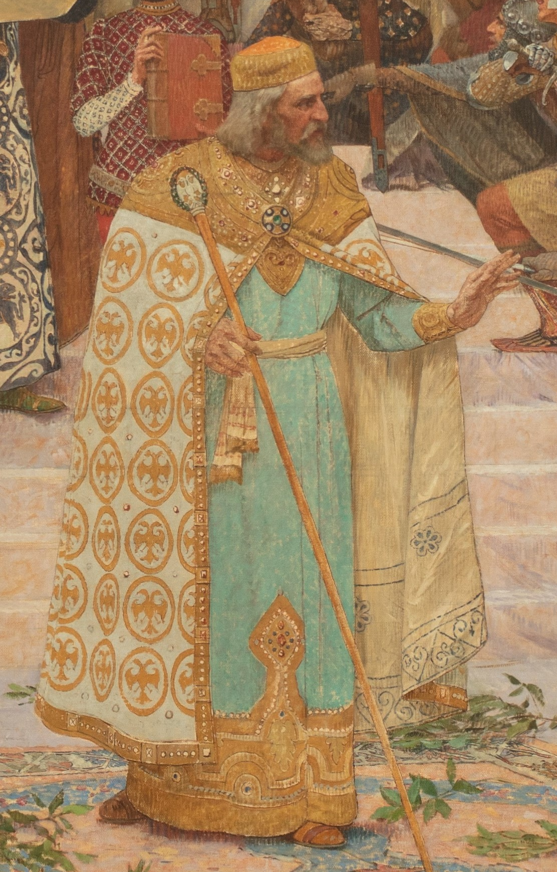 הכתרת הקיסר דושאן בסקופיה, 16 באפריל 1346